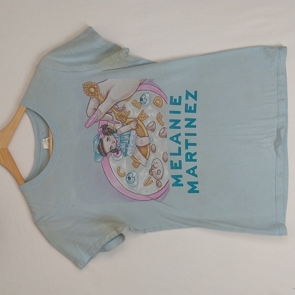 Melanie Martinez Vintage Cereal Bowl Blue 2000s T Shirt Y2K 90s Vintage Retro M - Picture 6 of 14
